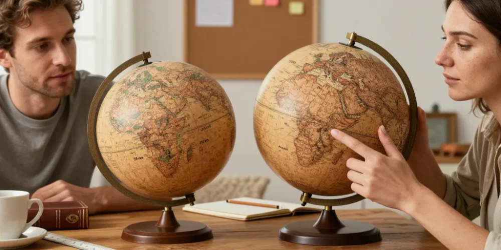Globe terrestre liege : le modèle 20 cm ou 33 cm, comment choisir ?