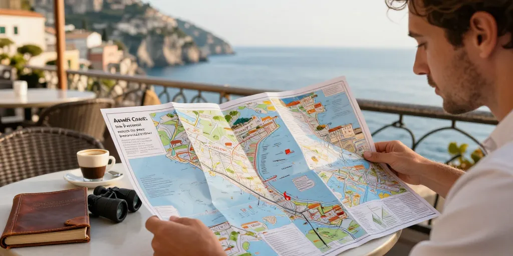 Amalfi coast carte : les 9 cartes indispensables pour planifier votre voyage